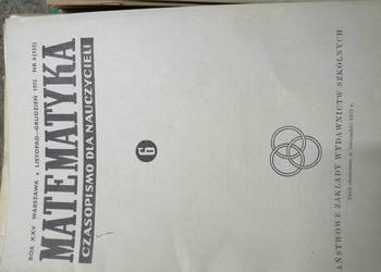 Matematyka - czasopismo dla nauczycieli stare roczniki