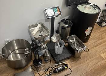 waga, samowar, ladówka, garnek, mikser, maszynka do mięsa