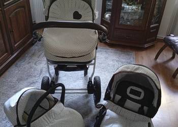 wielofunkcyjny wózek dziecięcy typu 3w1 marki BabyLux