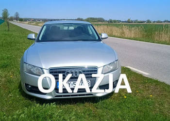Audi A5 Coupe 2009r 2.0 BENZYNA ALUSY SKÓRY climatronic PIĘKNA S-LINE Zare…