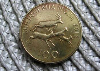 Tanzania 100 Szylingów 2012r
