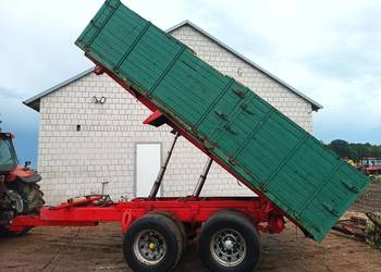 Przyczepa wywrotka 12t tandem na 3 strony koła 22,5 tir Przyczepa wywrotka 12t tandem na 3 strony koła 22,5 tir