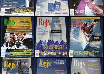 Rejs. Magazyn żeglarzy i motorowodniaków - 9 egzemplarzy