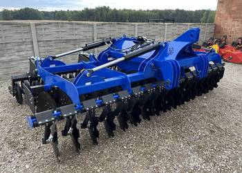 PROMOCJA Brona talerzowa hydrauliczna 4m Woj-Tech / NOWA 2025 talerzówka