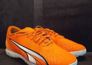 Buty Męskie Sportowe Piłkarskie Turfy Puma Ultra Match Pomarańczowe 41