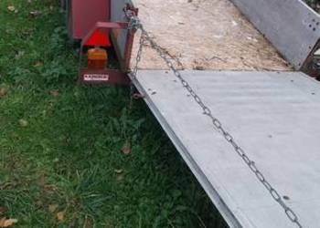 Przyczepka przyczepka laweta z najazdem tandem 2t