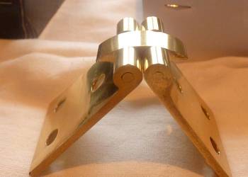 Zawias klapowy Eclipse 1,1/2 x 4" mosiądz/chrom kpl 10szt