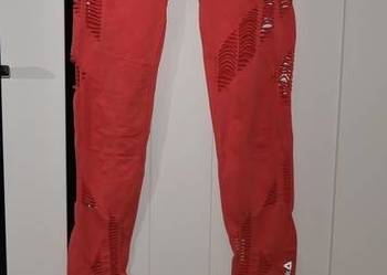 Reebok świetne legginsy ażurowe jak nowe 34 36