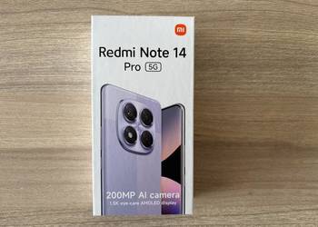 Nowy Smartfon Xiaomi Redmi Note 14 Pro 5G 8/256GB Nowy Czarny Gwarancja 24m