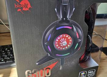Słuchawki z mikrofonem A4Tech Bloody G300 podświetlane