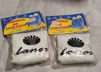 Pokrowce na zagłówki 4 sztuki Daewoo Lanos 4x pokrowiec zagłówek