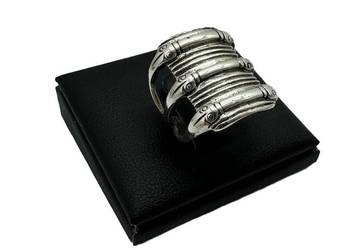 Srebrny pierścionek próby 925 - 7,09g (Rozmiar 13)