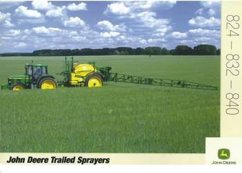 JD 824 832 840 Instrukcja katalog John deere opryskiwacz 632 638