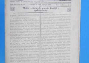 3. Gość Niedzielny - Rok Wydania 1949.
