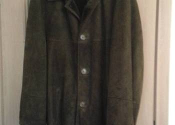 Kożuch męski brązowy skóra naturalna jak nowy