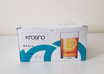Nowe Proste szklanki Krosno Basic 250 ml