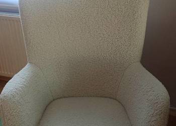 Fotel HUNDESTED naturalna biel plusz/kolor naturalny dąb