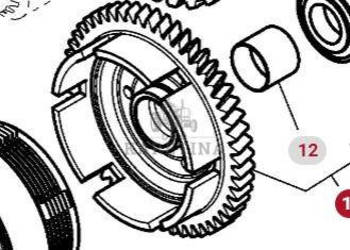 Massey Ferguson 7718S 7718 S 1804A DYNA 6 Zębatka Koło Zębate Skrzyni Bieg…