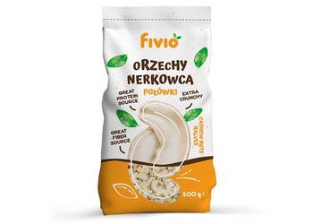 Orzechy nerkowca połówki 500 gram FIVIO