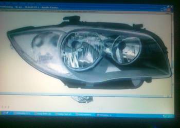 REFLEKTOR LAMPA L/P ELE H7/H7 SREBRNY BMW 1 (E87) 9/2004-