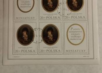 Bloczki komplet malarstwo 1970 Polska