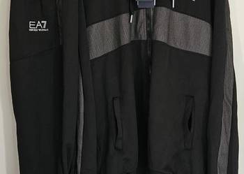 Armani dres XL czarno szary ea7 piękny super Emporio Armani bluza i spodnie