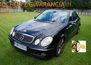 Mercedes E 200 zarejestrowany, ubezpieczony. Gwarancja. Polecam !!! W211 (…