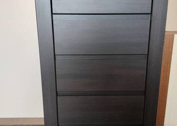 Komoda Black Red White Wenge