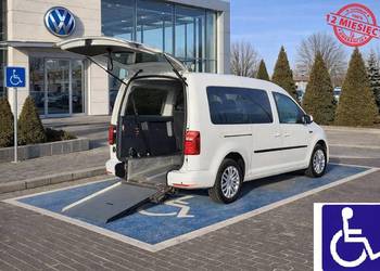 Volkswagen Caddy 2.0 TDI Maxi PFRON Przewóz osoby niepełnosprawnej Inwalida