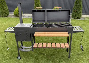Grill ogrodowy, metal gruby, 4-5 mm, grill barbecue, grille BBQ do daczy