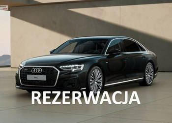 Audi A8 Lang_OśSkrętna_Masaże_Wentylacja_HeadUp_Panorama_B&O_Webasto_Docią…