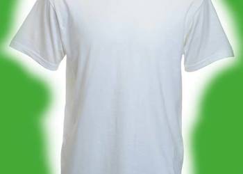 2szt T shirt męski roz L koszulka męska PREMIUM biała FRUIT of the LOOM