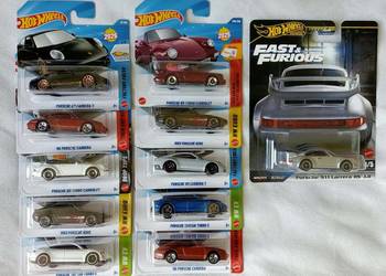 Hot Wheels Porsche Premium + Mainline /zestaw , BDB