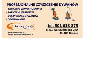 Czyszczenie dywanów , tapicerki meblowej - samochodowej