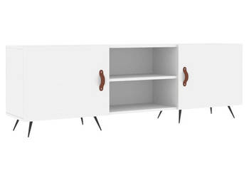 Szafka pod TV biała 150x30x50 cm materiał drewnopochodny WM-829068