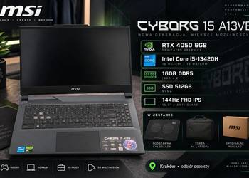 MSI Cyborg 15 A13VE | RTX 4050 6GB | i5-13420H | 16GB DDR5 | 144Hz