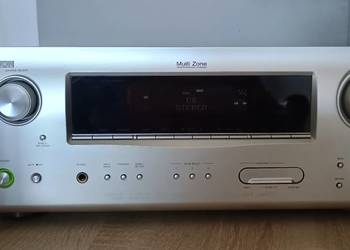 Denon AVR-1909 srebrny, z pilotem - uszkodzony