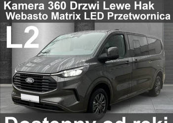 Ford Transit Custom L2 Limited Webasto Kamera 360 Matrix LED Drzwi Lewe Do…