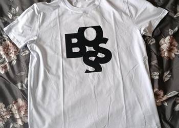 T-shirt męski Hugo Boss - nowoczesny design, grubsza bawełna XL