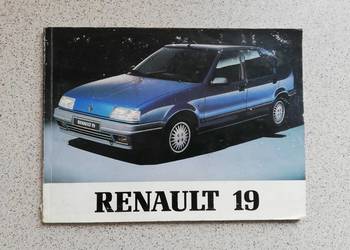 Instrukcja obsługi książka Renault 19 polska
