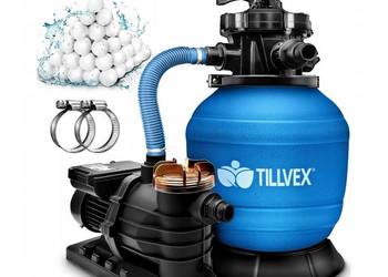 SYSTEM FILTRÓW PIASKOWYCH 10 m³/h z kulkami filtrującymi 800g