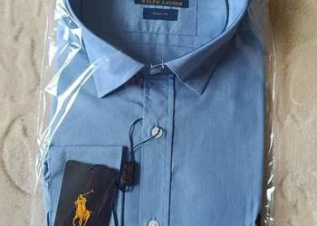 Koszula męska Ralph Lauren - bawełniana, niebieska rozmiar L