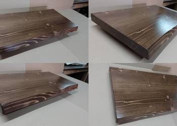 blat drewniany 40x70cm pod umywalkę stolik biurko blaty z drewna klejonka
