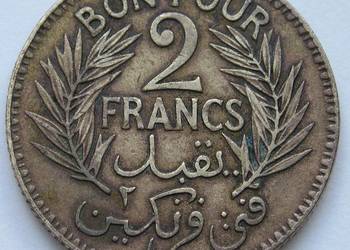 TUNEZJA 2 FRANKI 1921