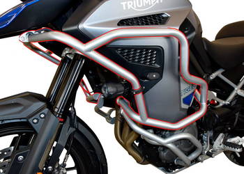 Gmole górne Triumph Tiger 1200 GT Explorer /Rally Explorer (22-...) srebrne