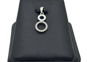 Nowa srebrna zawieszka pr 925 1,21g | Cyrkonie