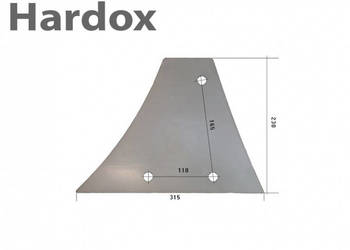 Pierś HARDOX 200649/L części do pługa NIEMEYER