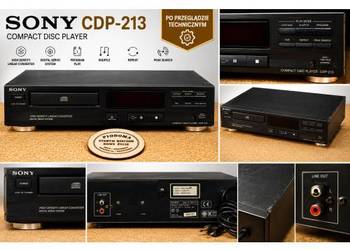 Sony CDP-213 – klasyczny odtwarzacz CD z epoki złotego Hi-Fi | po przeglądz