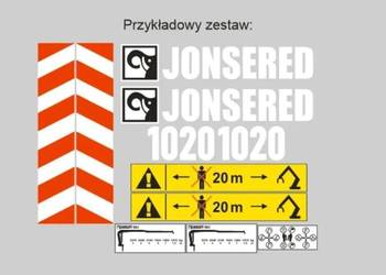 Naklejka oklejenie na każdy model HDS - JONSERED Każdy model