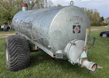 Beczkowóz wóz asenizacyjny REKORDIA 7000L uszkodzona 700/50-26.5
